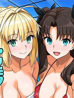 セイバーさん ヤリモクナンパ待ち プール編 （おまけミニCG集つき）