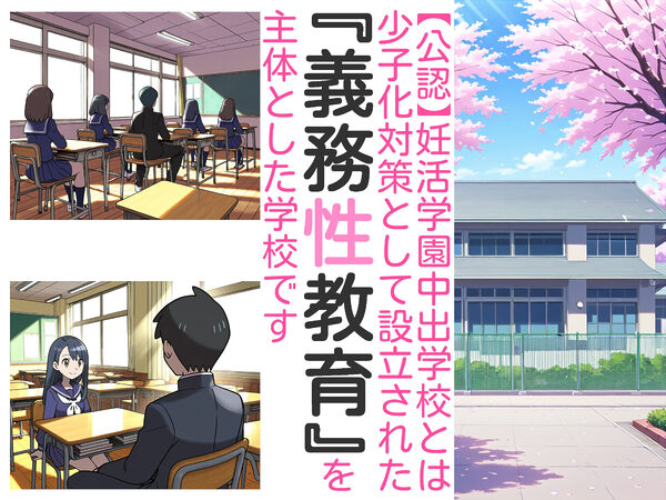 義務性教育〜妊娠すると卒業できる学校〜 画像1