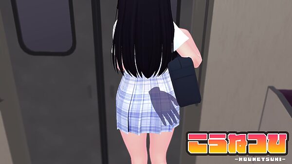 【CV:天知遥】秘密のおさわり痴×電車 画像4